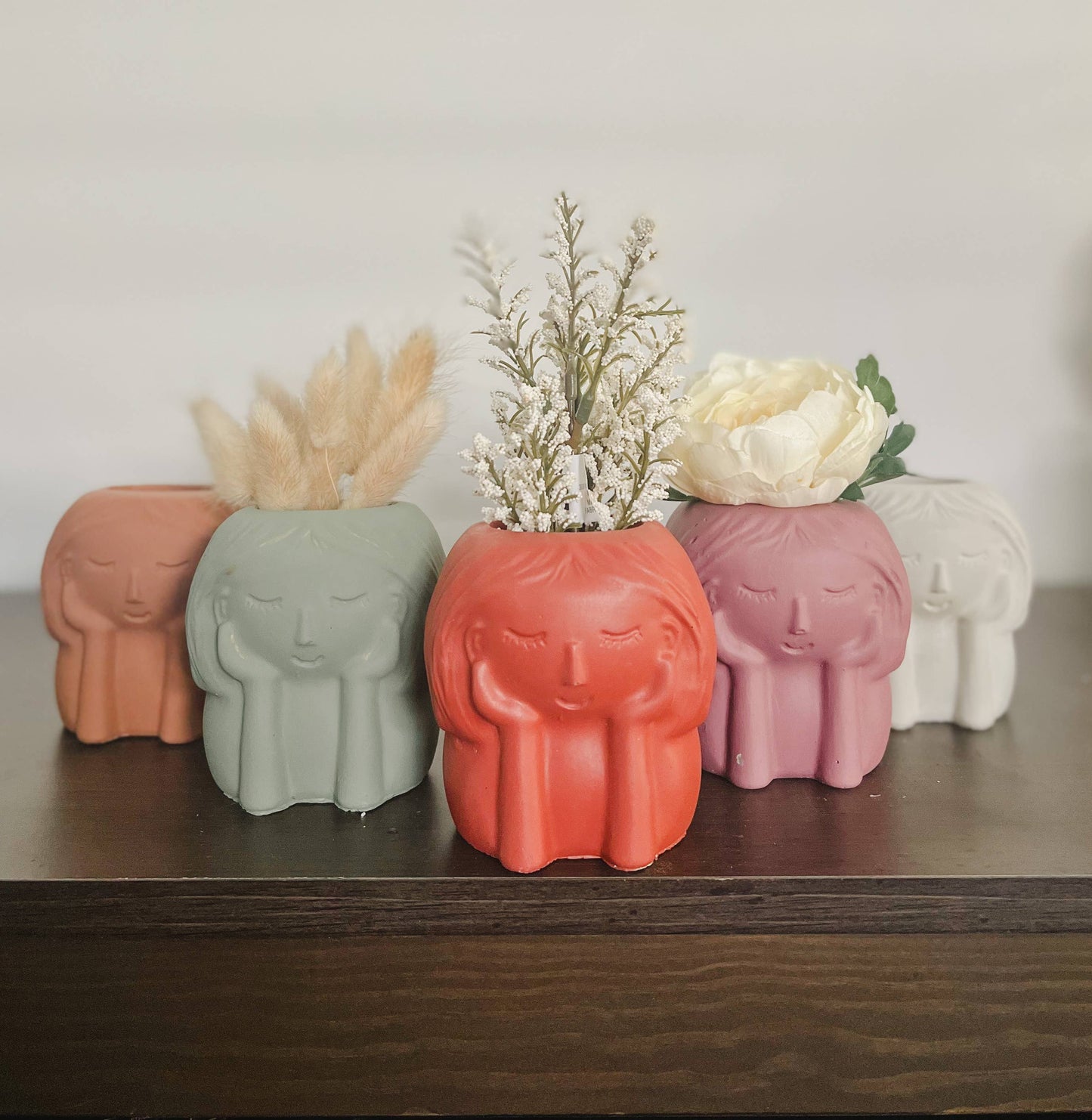 Little Lady Concrete Vase