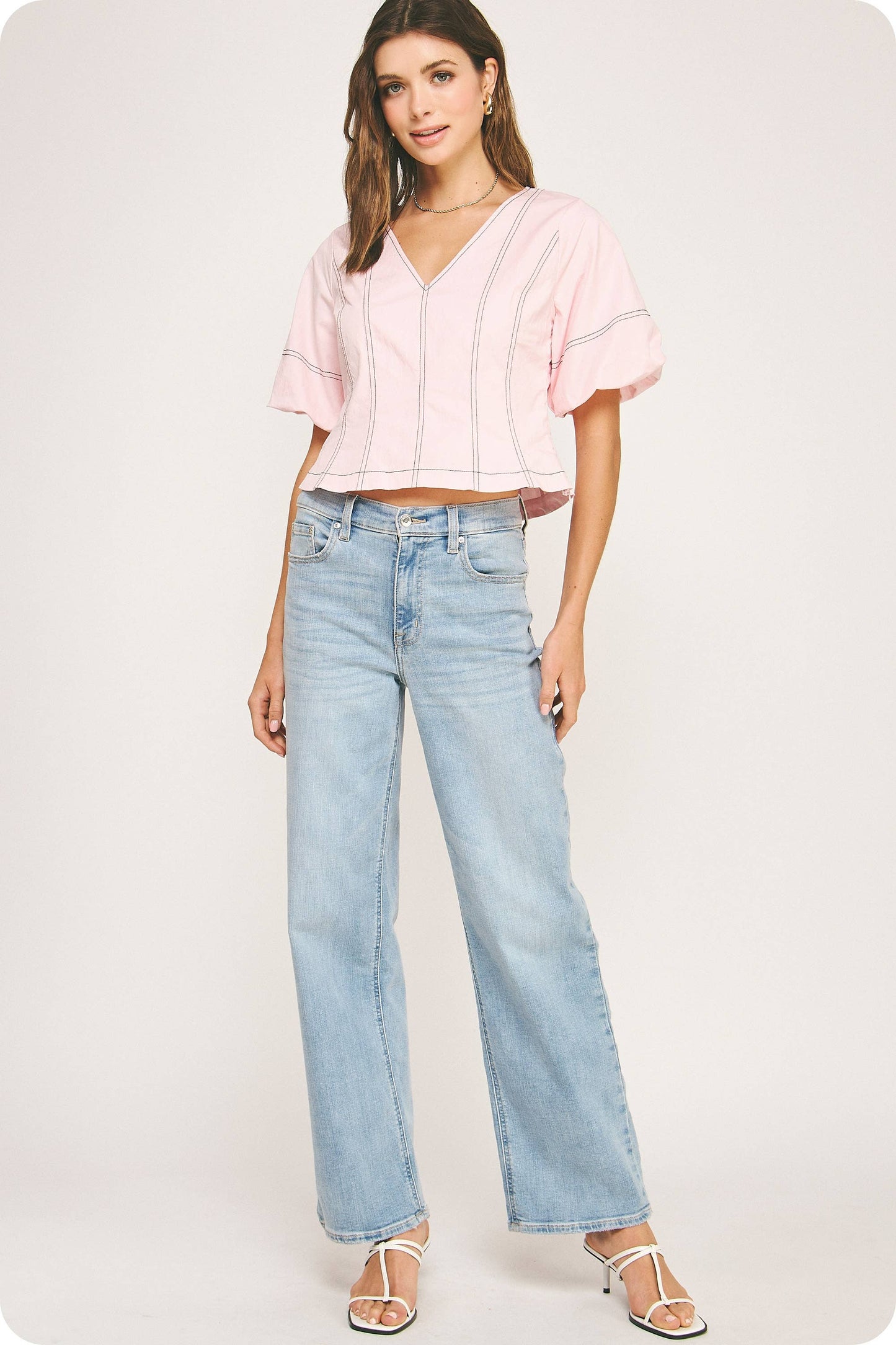 The Peony Stitch Top
