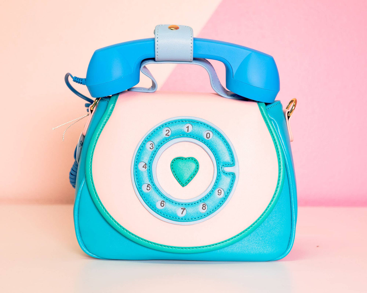 Ring Ring Phone Convertible Handbag: Mermaizing Blue