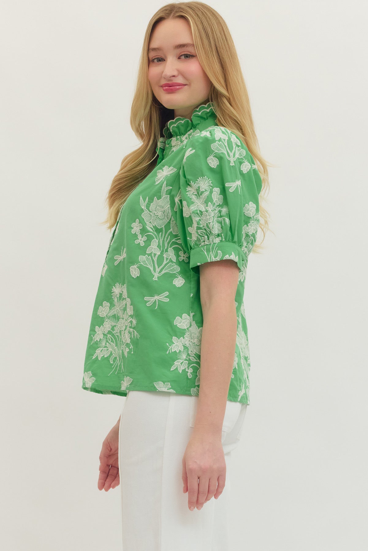 The Greenhouse Romance Blouse - Milo & Lily Boutique
