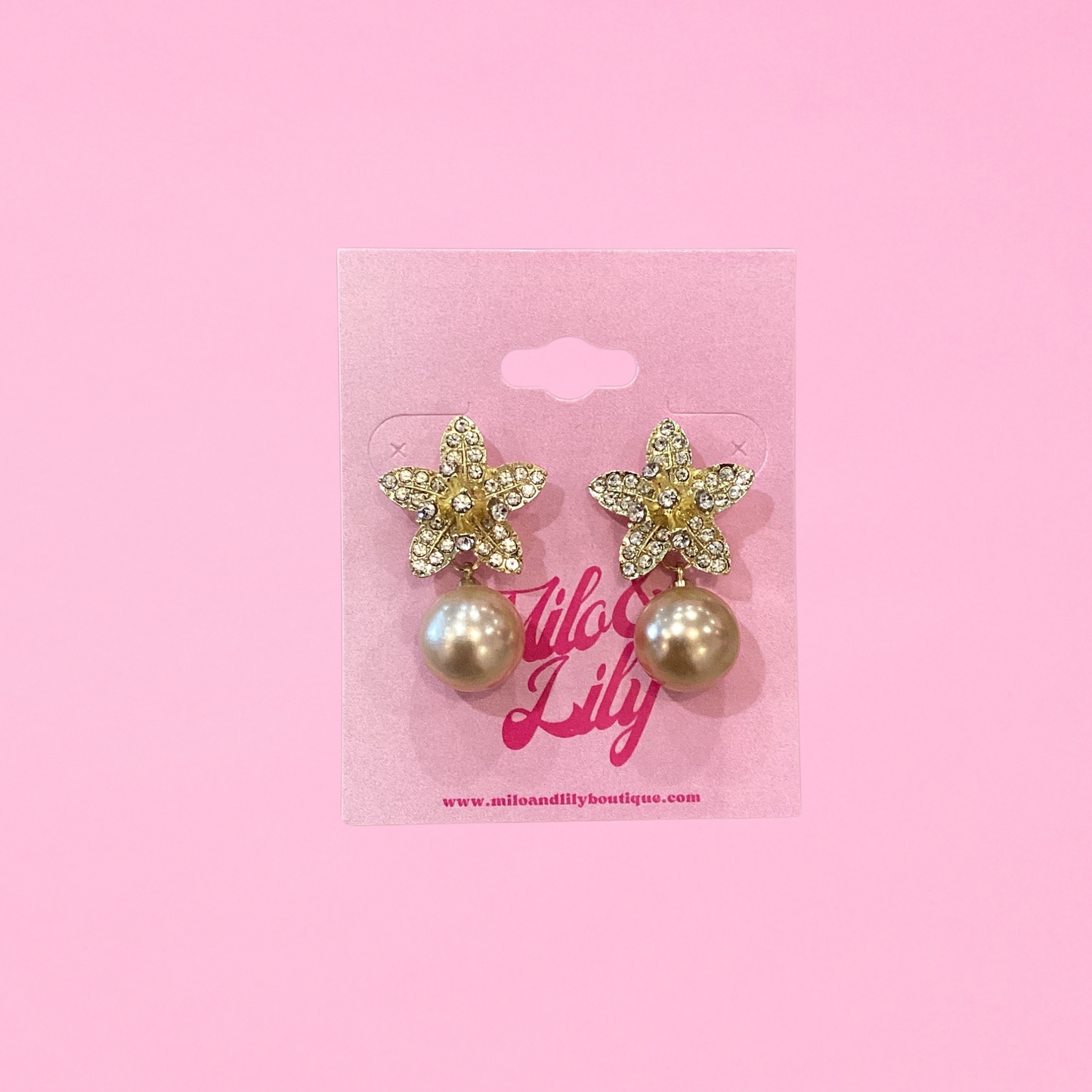Aloha Pearl Drop Earrings