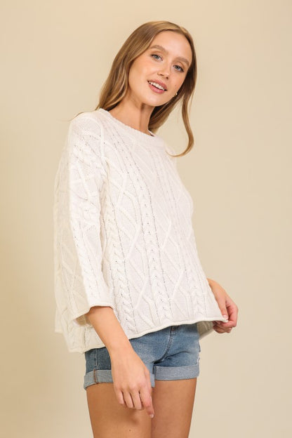 The Cable Cozy Sweater