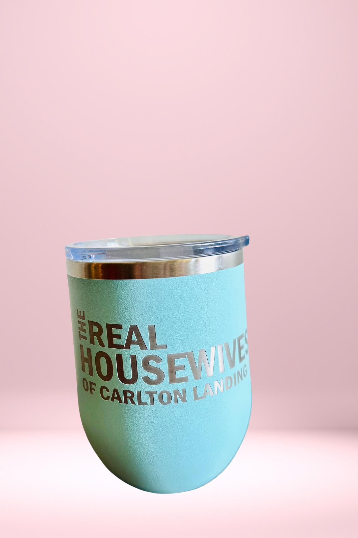 Real Housewives of Carlton Landing Polar Camel Wine Tumbler: Teal