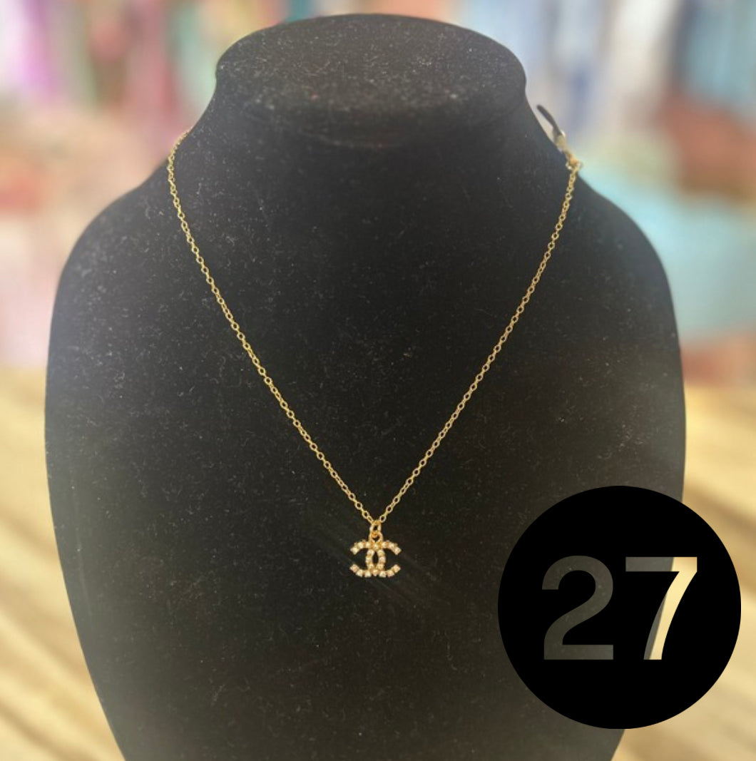 Upcycled Authentic Vintage Chanel Button Rings & Necklaces