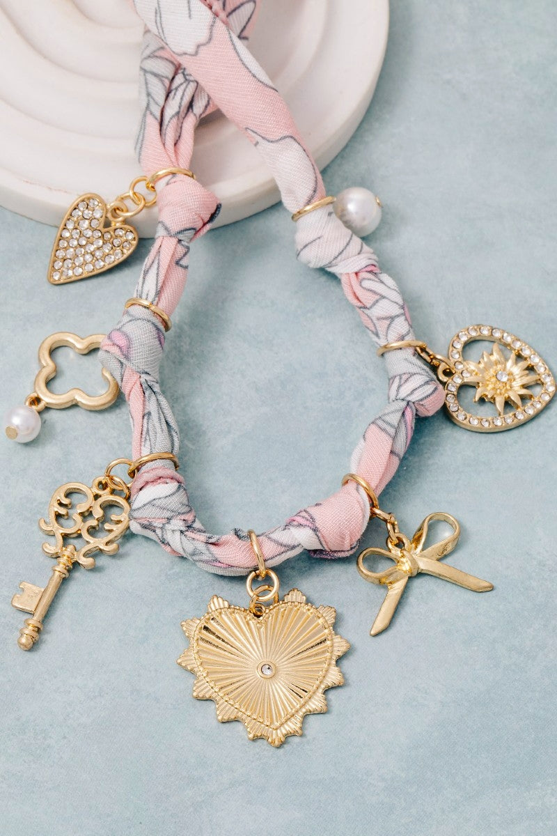 The Enchanted Charm Scarf Necklace