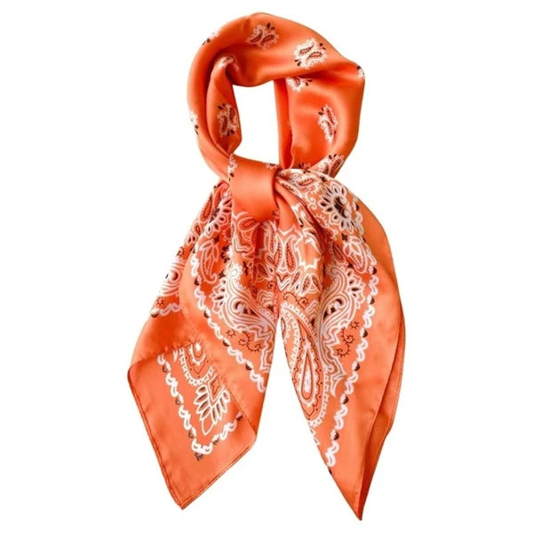 Pistol’s Firing Satin Bandana Scarf - Milo & Lily Boutique