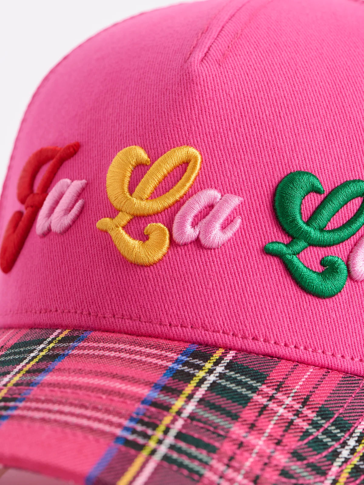Pink “Fa La La" Trucker Hat