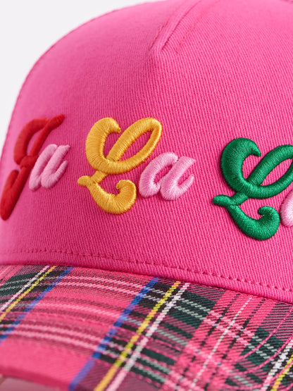 Pink “Fa La La" Trucker Hat