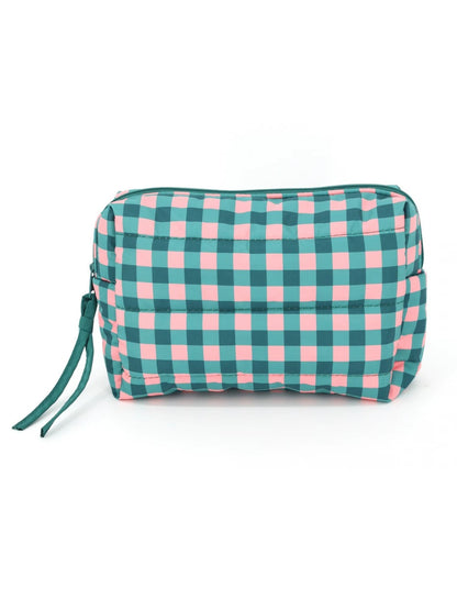 The Pretty in Plaid Quilted Cosmetic Bag 🎀