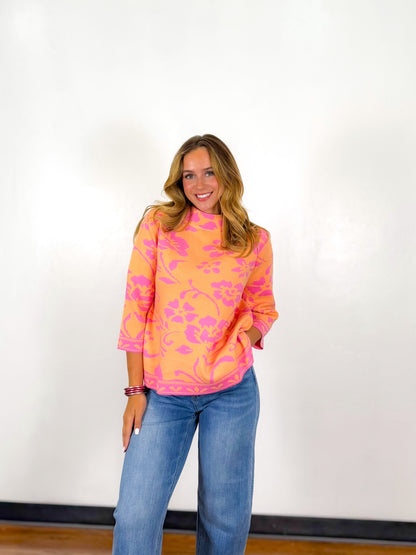 Pink Petal Sweater Top