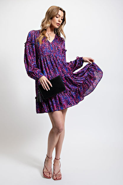 Effortlessly Intriguing Print Dress
