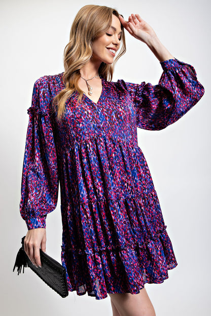 Effortlessly Intriguing Print Dress