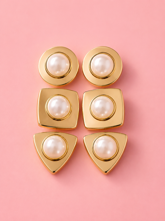 Pearl Society Statement Earrings - Milo & Lily Boutique