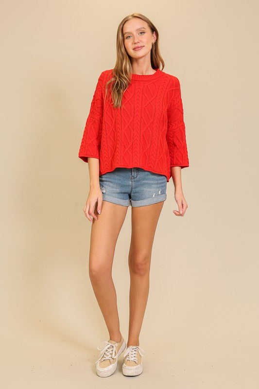 The Cable Cozy Sweater