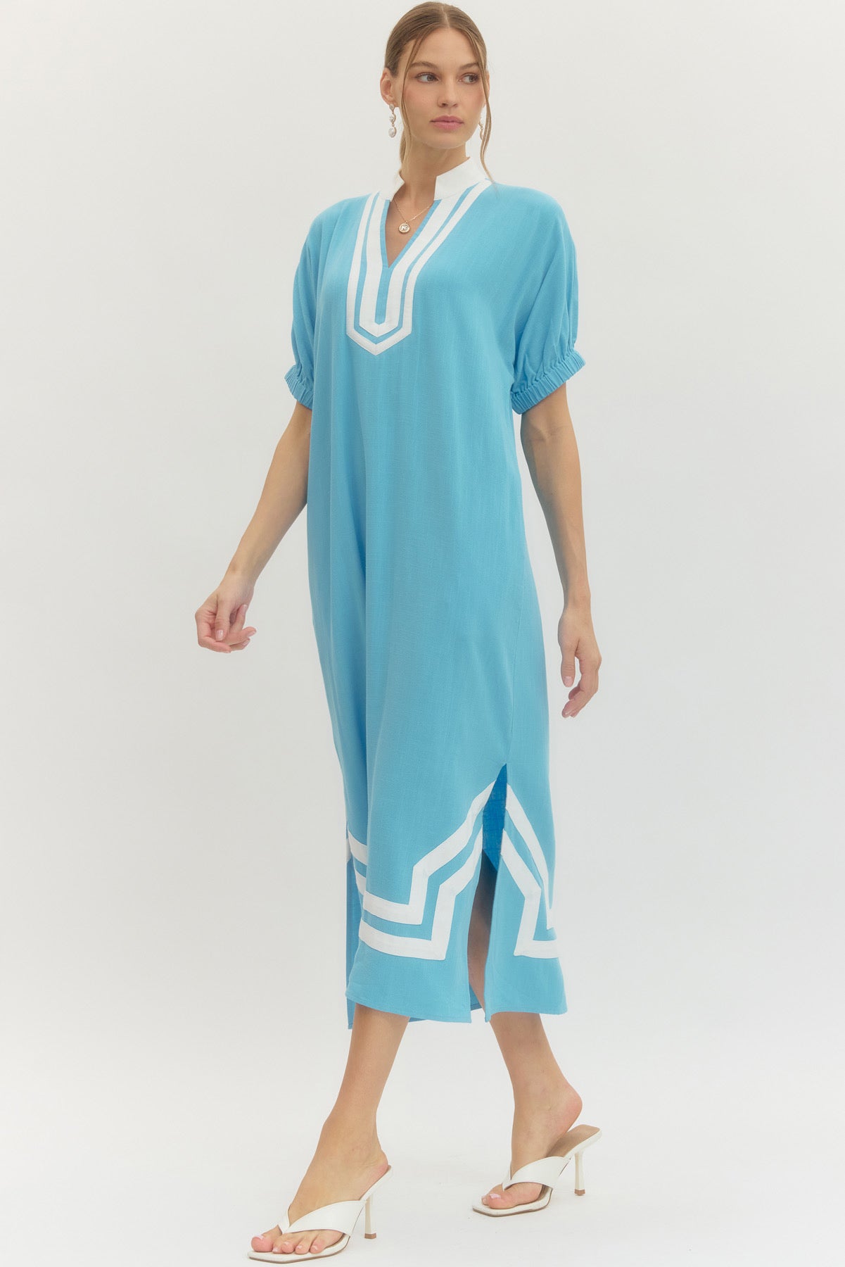 The Skyline Breeze Midi Dress - Milo & Lily Boutique