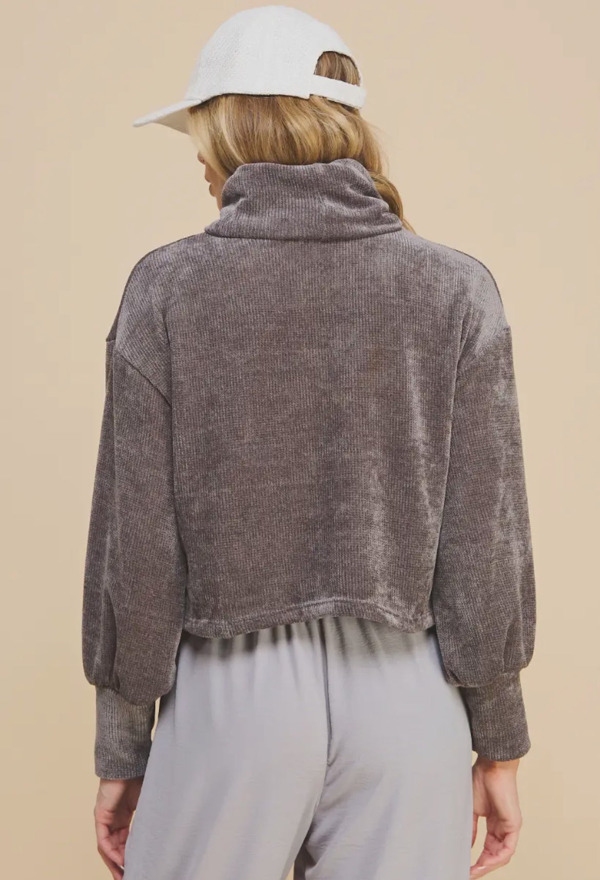 Be Gentle Sweater - GRAY - Milo & Lily Boutique