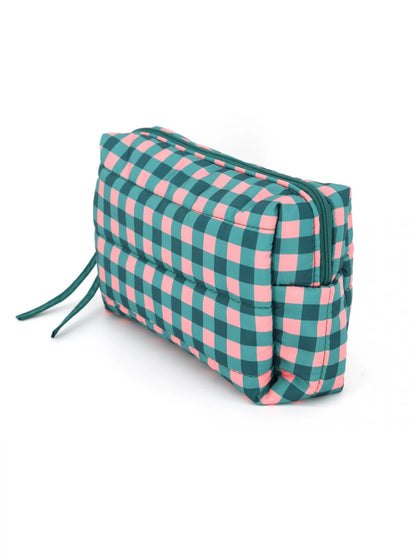 The Pretty in Plaid Quilted Cosmetic Bag 🎀