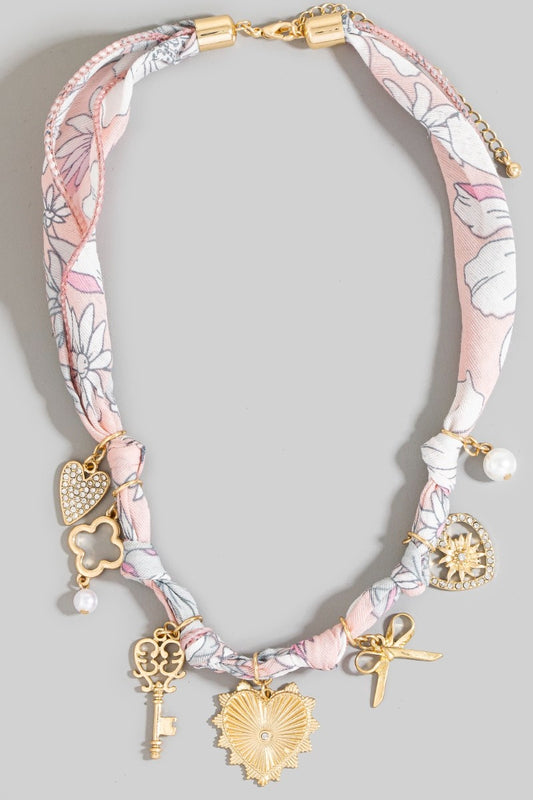 The Enchanted Charm Scarf Necklace