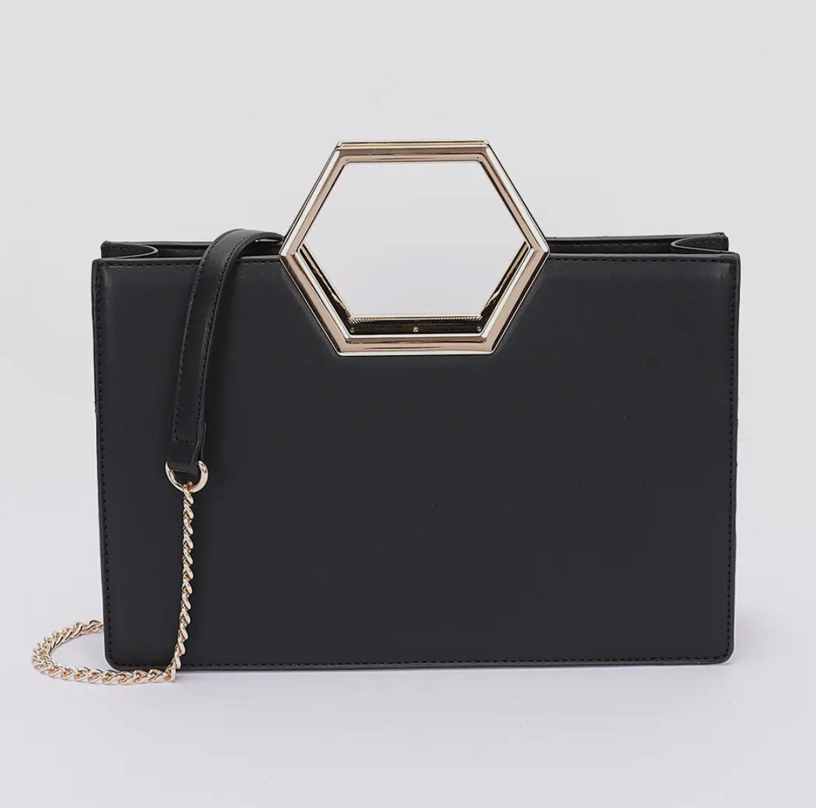 ⚡ The Hex Handle Structured Bag ⚡