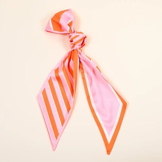 Twirl & Tie Scarf Sicily Stripes Pink - Milo & Lily Boutique