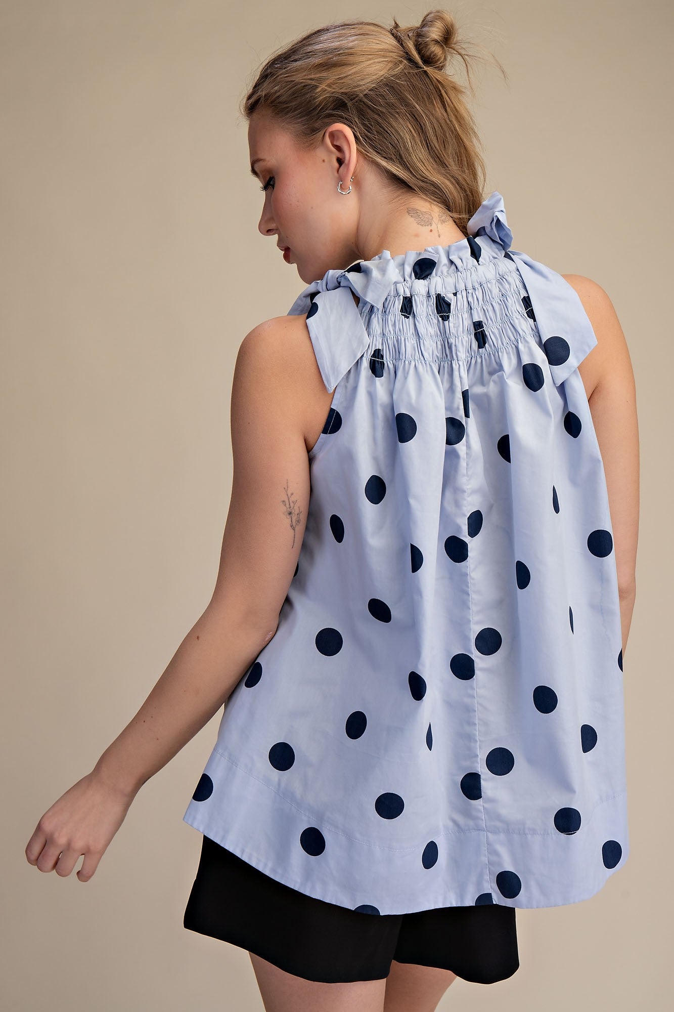 The Harbor Dot Halter Top - Milo & Lily Boutique