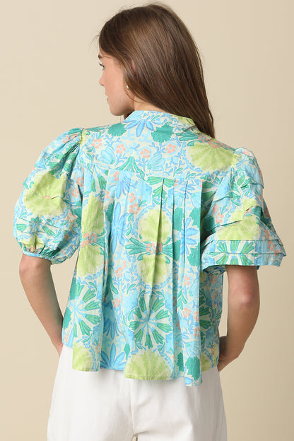 Sea Glass Garden Blouse