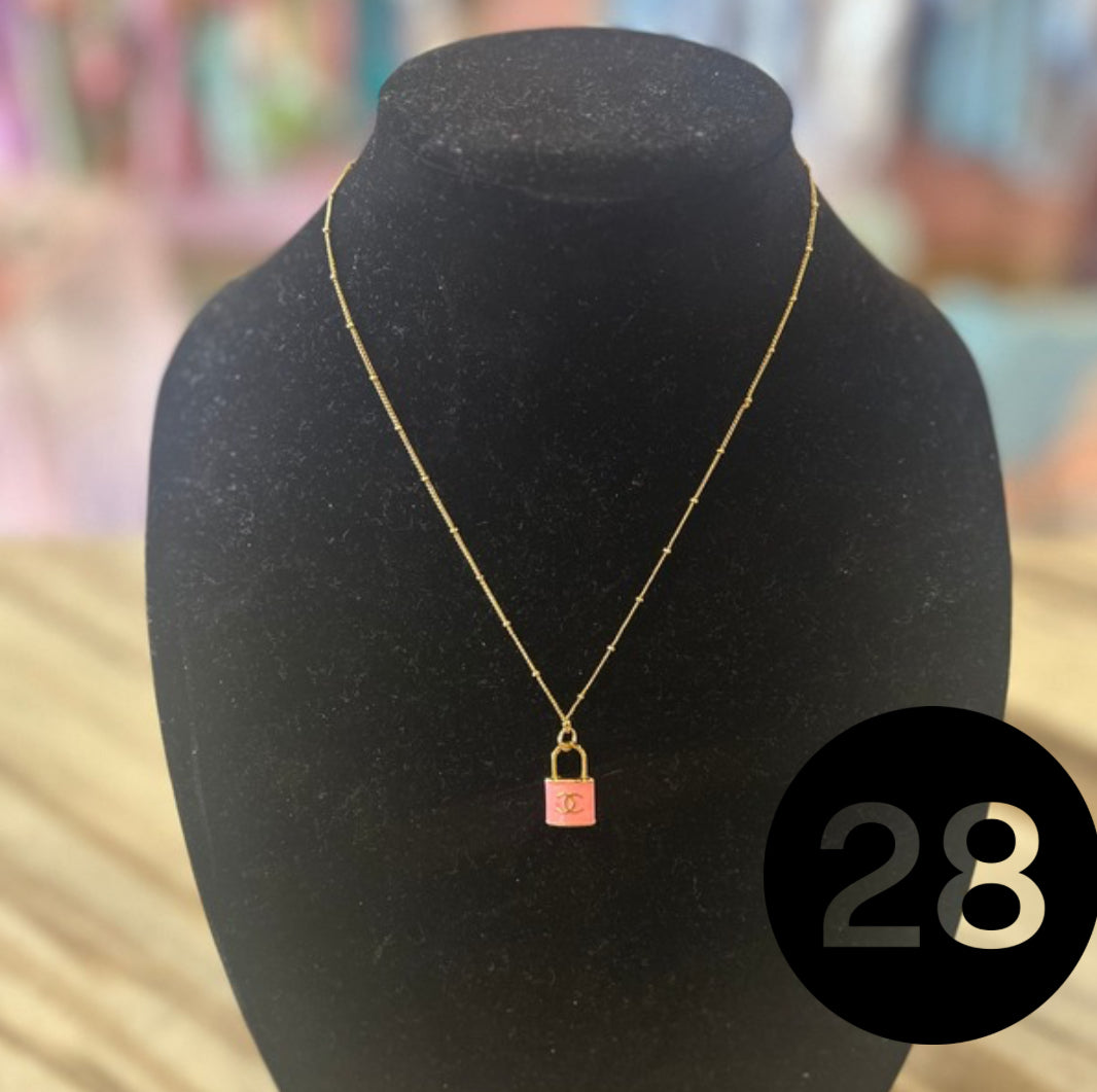 Upcycled Authentic Vintage Chanel Button Rings & Necklaces