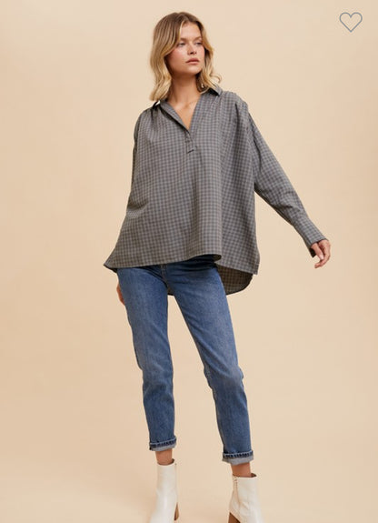 The Meadow Glen Collared Pullover