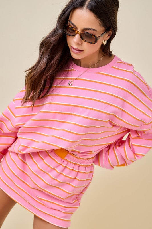 Sunshine Social Stripe Set - Milo & Lily Boutique
