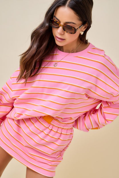 Sunshine Social Stripe Set - Milo & Lily Boutique