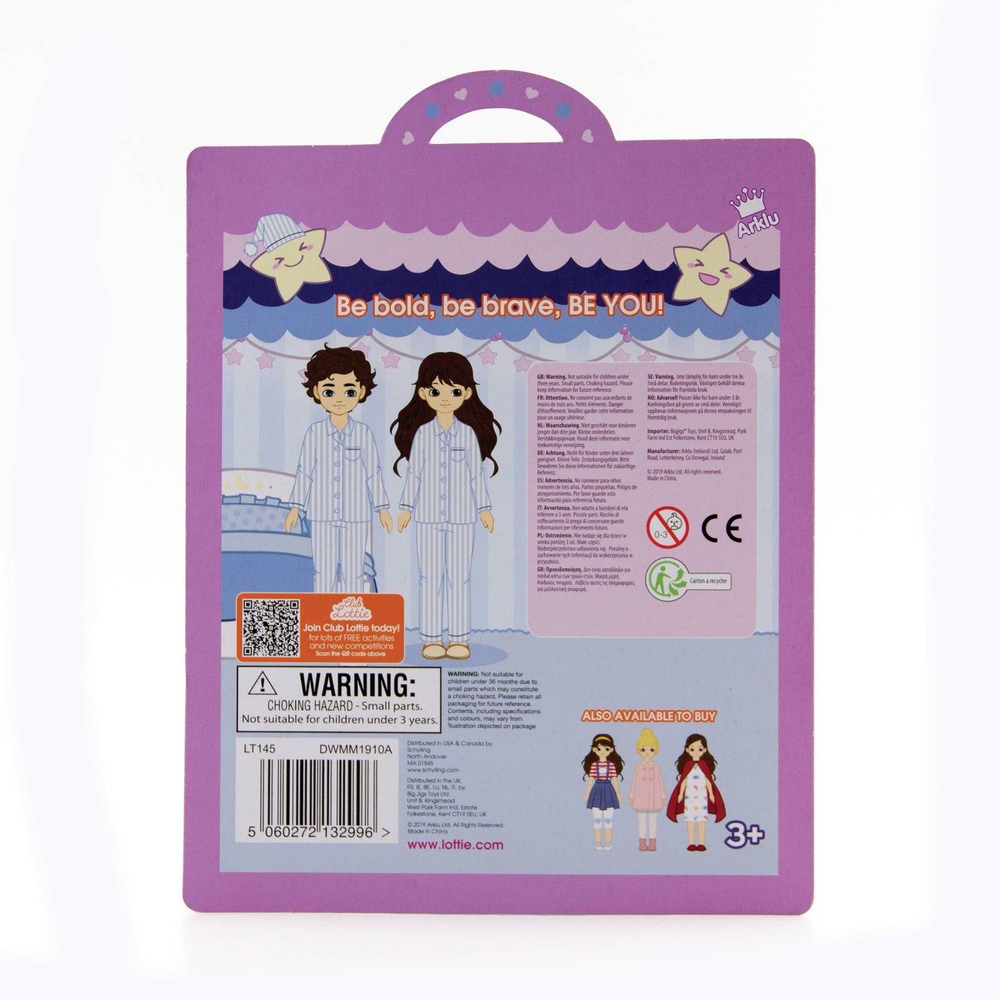 Pyjama Party - Kids Fashion Doll Outfit (Ages 4 - 9) - Milo & Lily Boutique