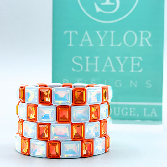 Suze Bracelet: Orange - Milo & Lily Boutique
