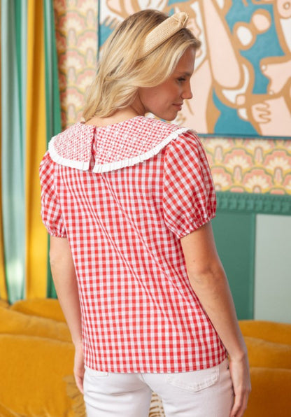 Boomer Babe Eyelet Top