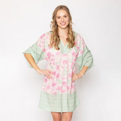 Palm Breeze Floral Coverup