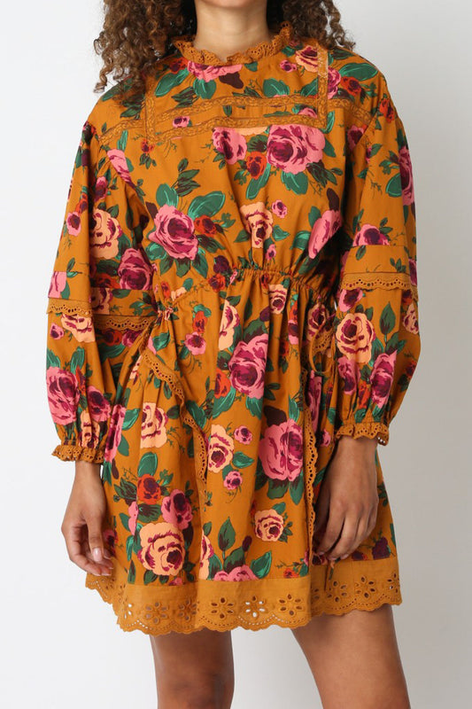 The Golden Rosewood Dress