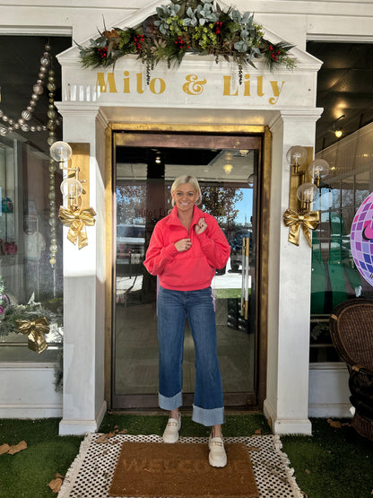 Dove Pullover Half Zip Sweater : Multiple Colors