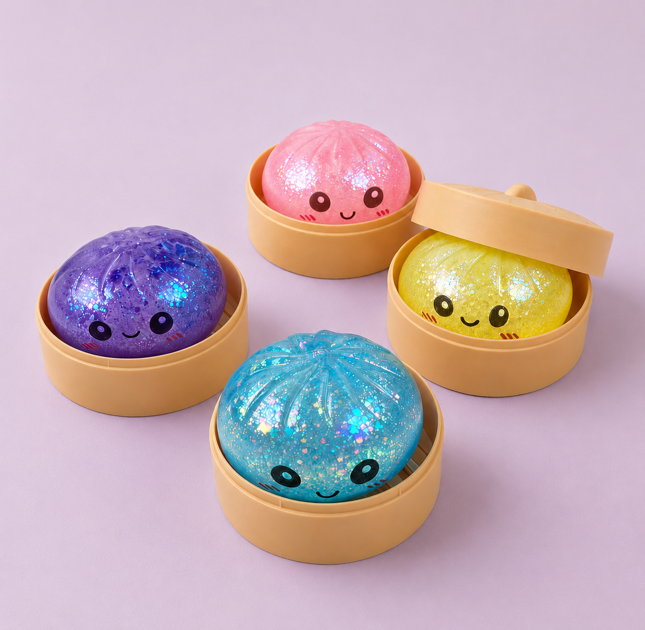 The Viral Mystery Glitter Dumpling Squishy - Milo & Lily Boutique