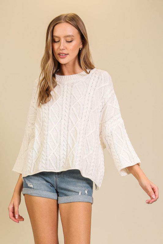 The Cable Cozy Sweater