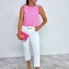 Barbie Boardwalk Back Button Tank