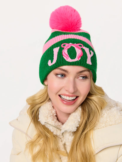 Joy Embroidery Beanie