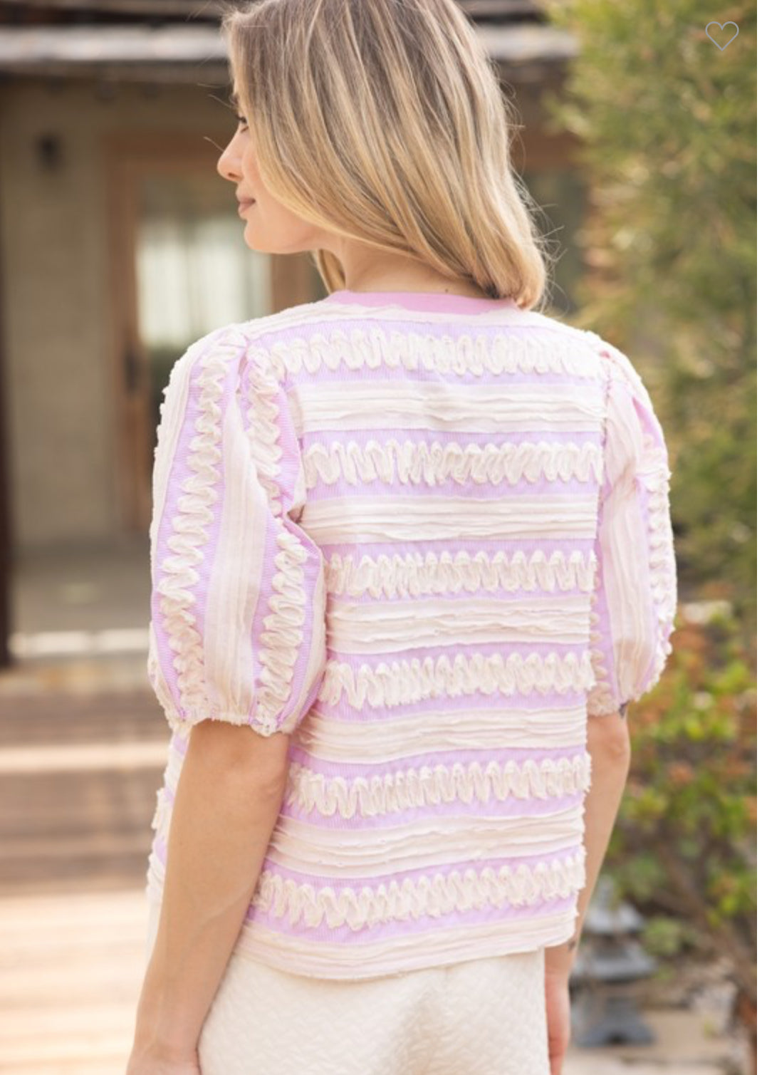 The Coney Island Textured Top