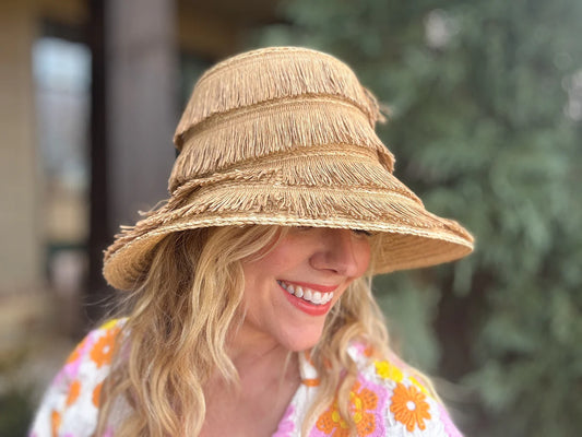 Maxine Fringe Bucket Hat