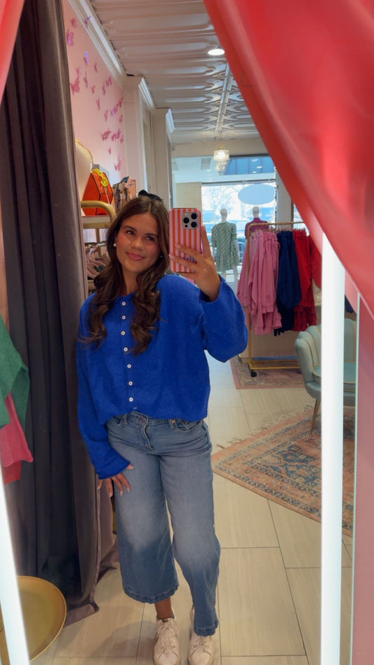 The Everyday Royal Cardigan - Milo & Lily Boutique