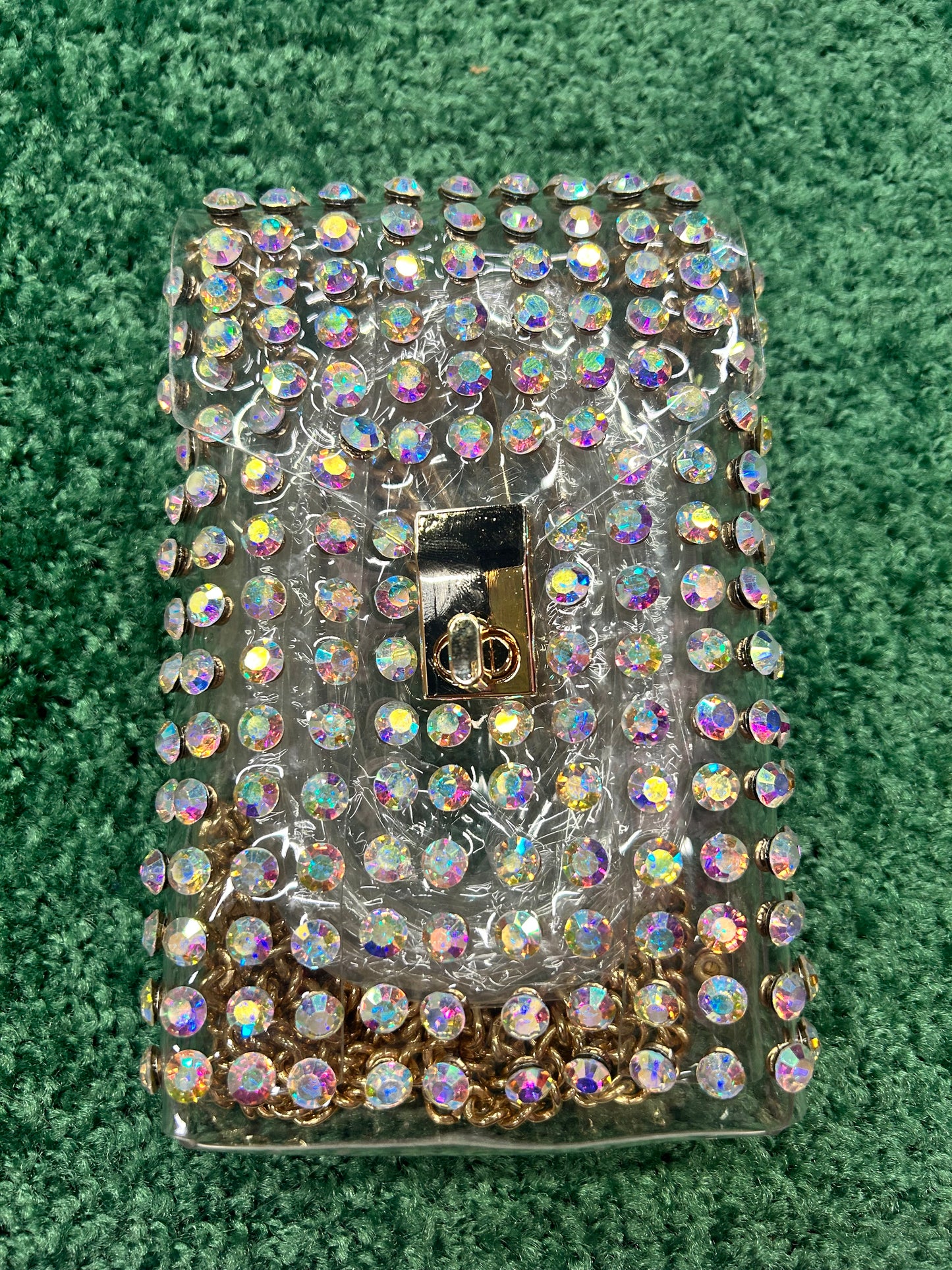 Clear Rhinestone Crossbody/Fancy Pack