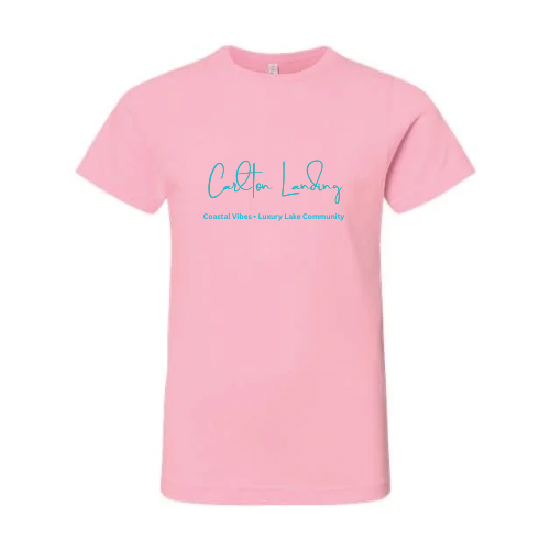 Kids Carlton Landing • Coastal Vibes • Luxury Lake Community Graphic Tee PINK