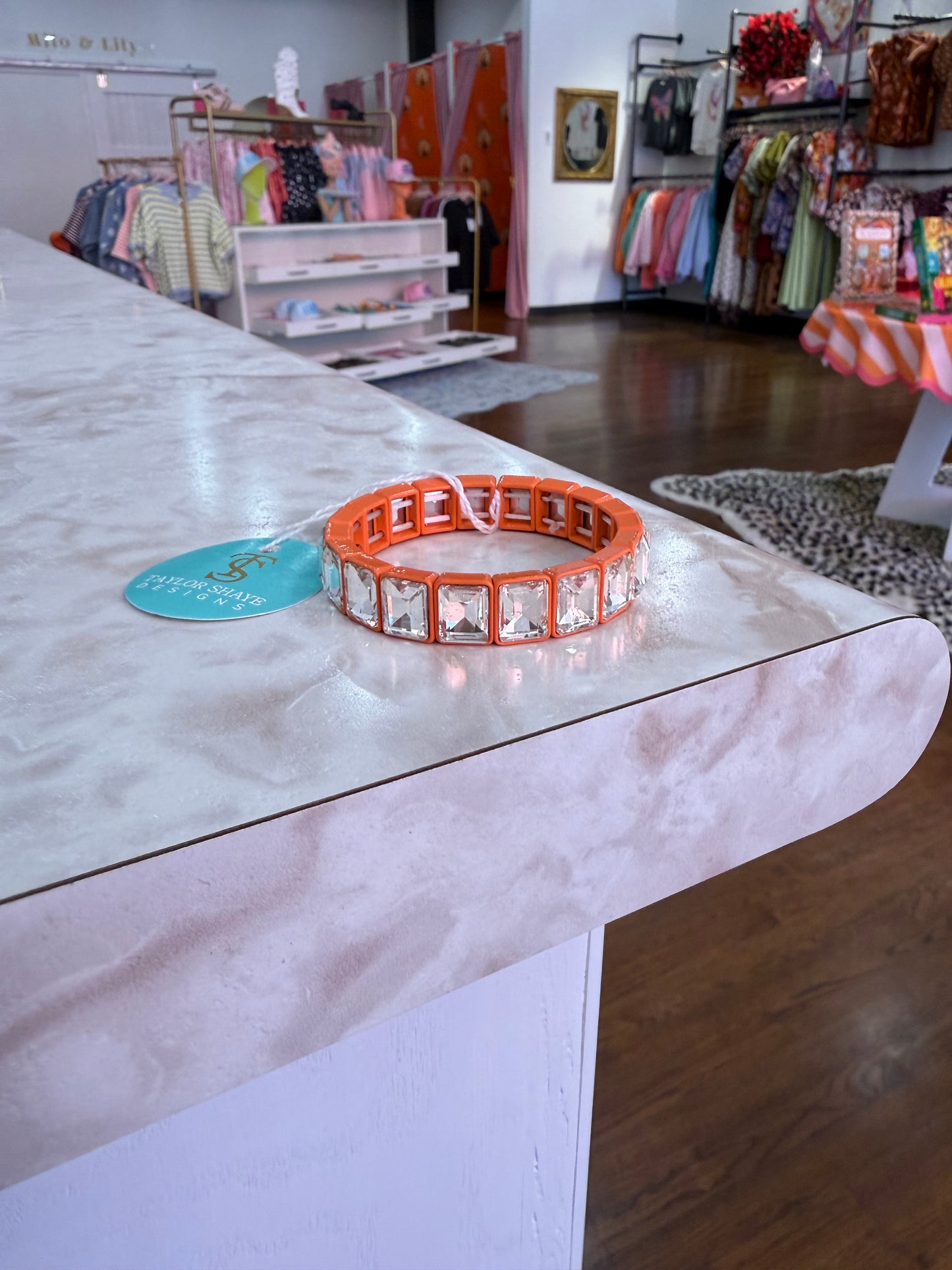 Orange Crush Crystal Bracelet