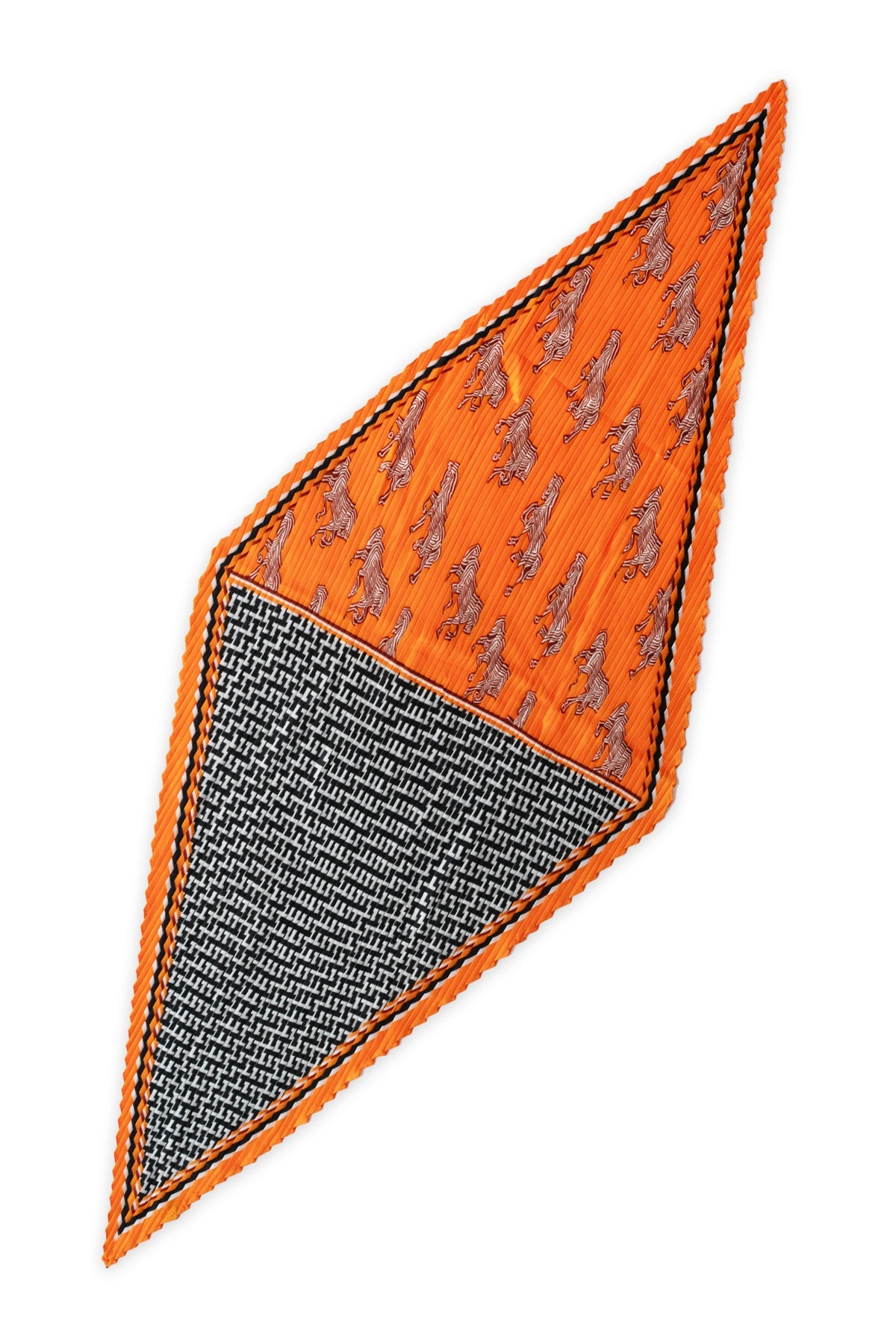 Pistol’s Firing Pleated Twilly Scarf