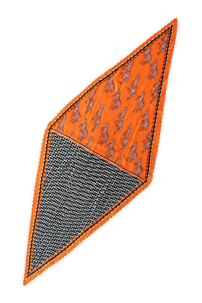 Pistol’s Firing Pleated Twilly Scarf