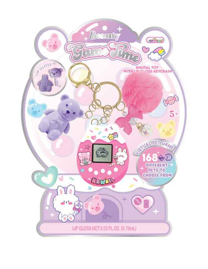 Hot Focus Beauty Game Time Keychain