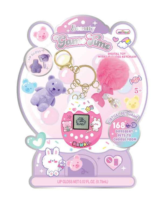 Hot Focus Beauty Game Time Keychain - Milo & Lily Boutique